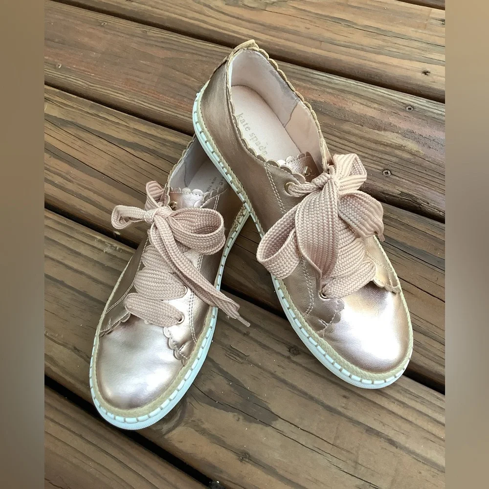Kate Spade leather sneakers 🌷🌷